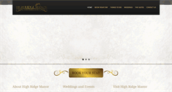 Desktop Screenshot of highridgemanor.net